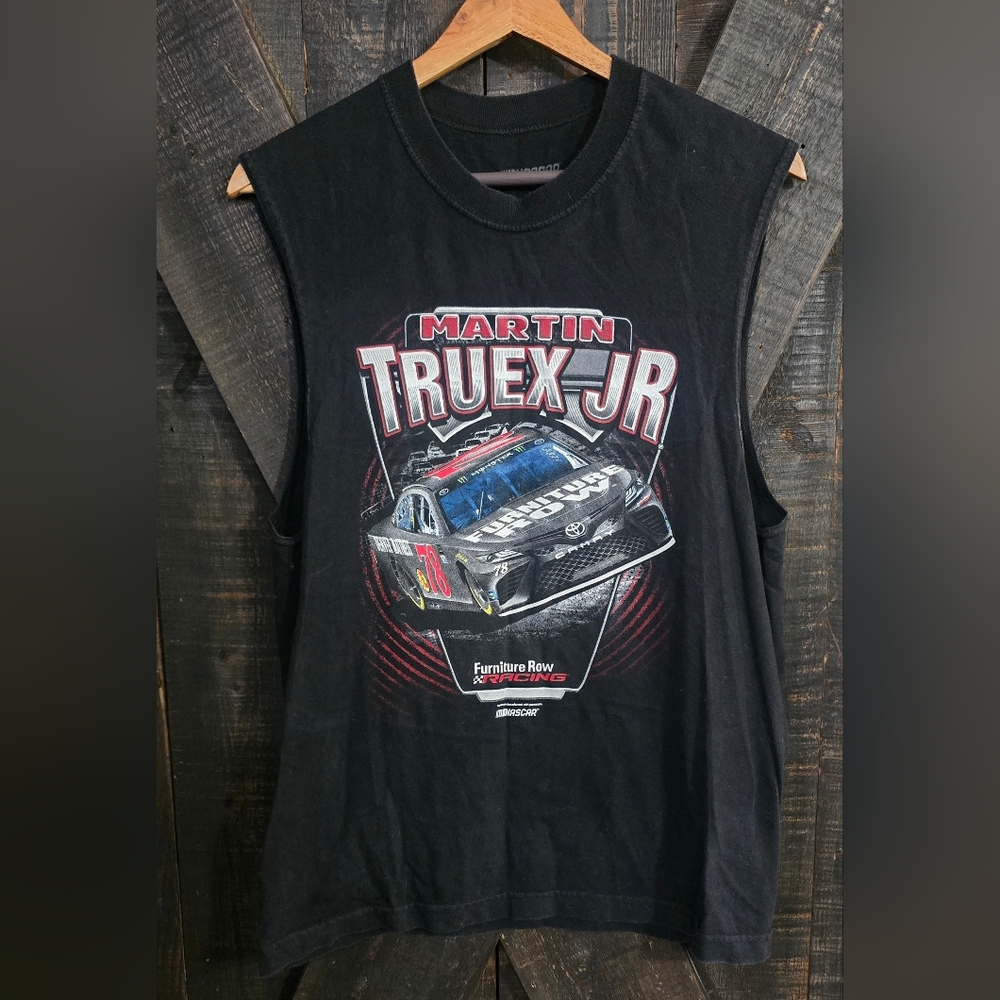 Martin Truex Jr. NASCAR Graphic Muscle Tee - Black